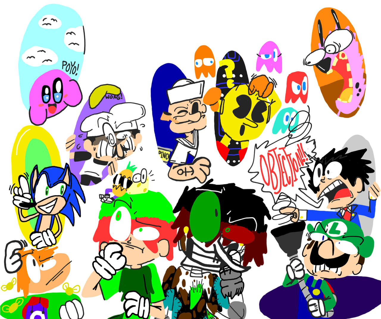 Spammy Character Spamtonic and Tonic seeing other Characters. by SpamToni on DeviantArt