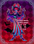 [SOLD] Hazbin hotel adopt Helluva boss bat demon by Mayacakeeater