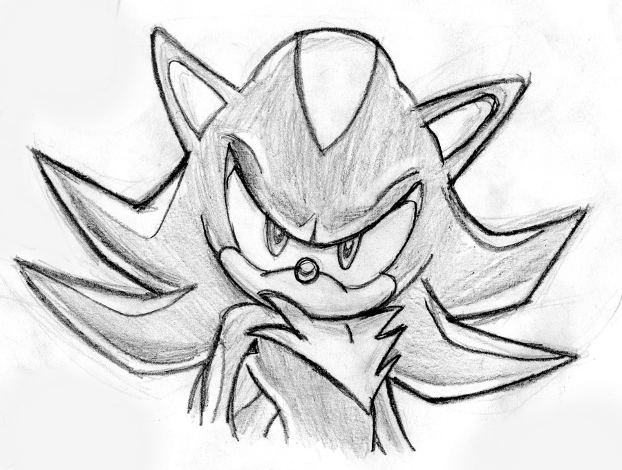 Shadow - sonic x - outline by shadow2rulez on DeviantArt