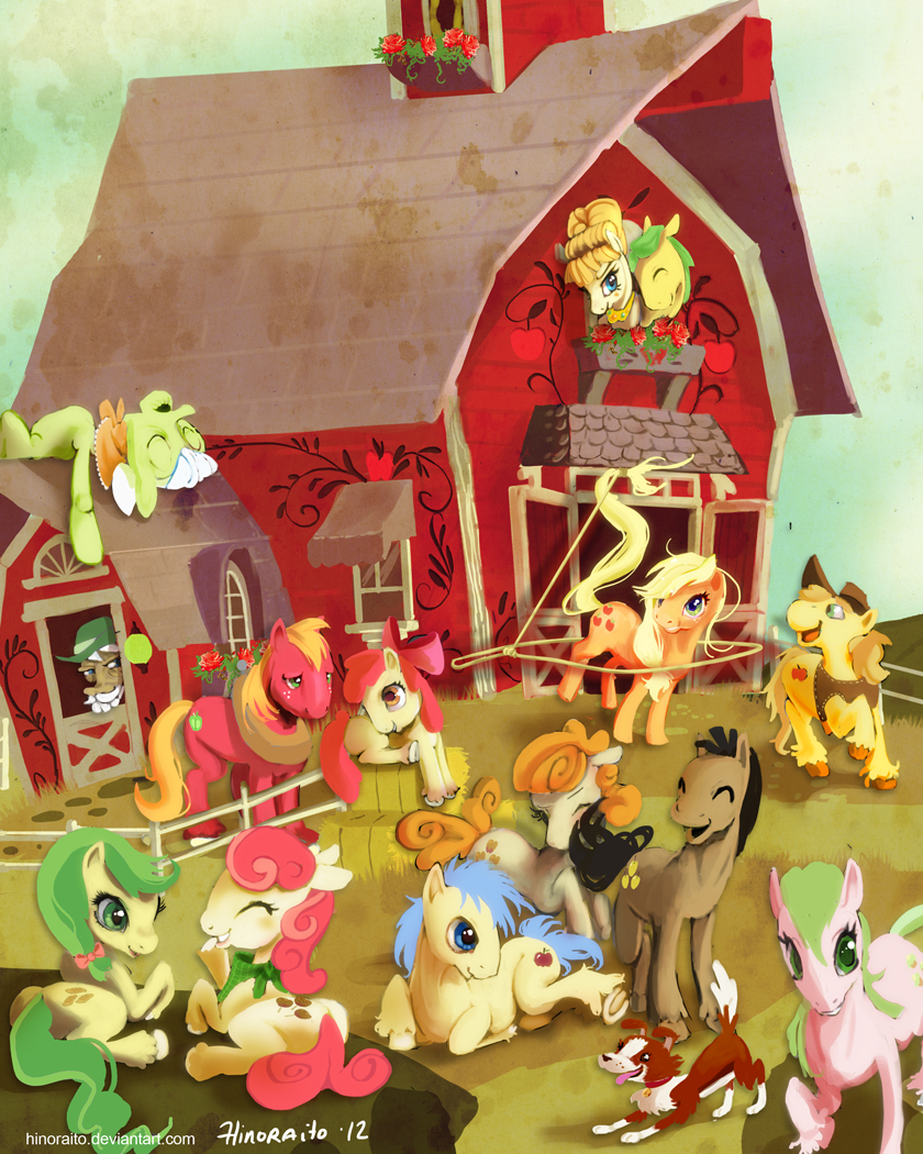 MLP FIM: Sweet Apple Acre - Applejack's family