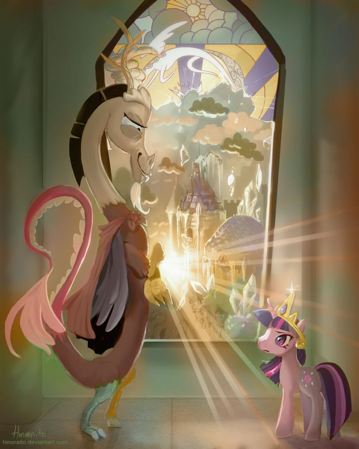 MLP FIM: Discord and Twilight by hinoraito on DeviantArt
