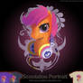 Welovefine: Scootaloo Headphone Portrait