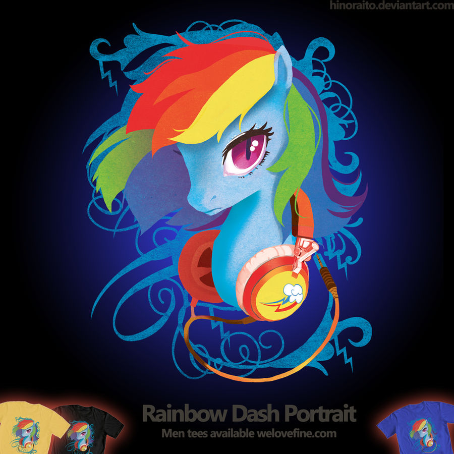 Welovefine: MLP FIM - Rainbow Dash Headphone