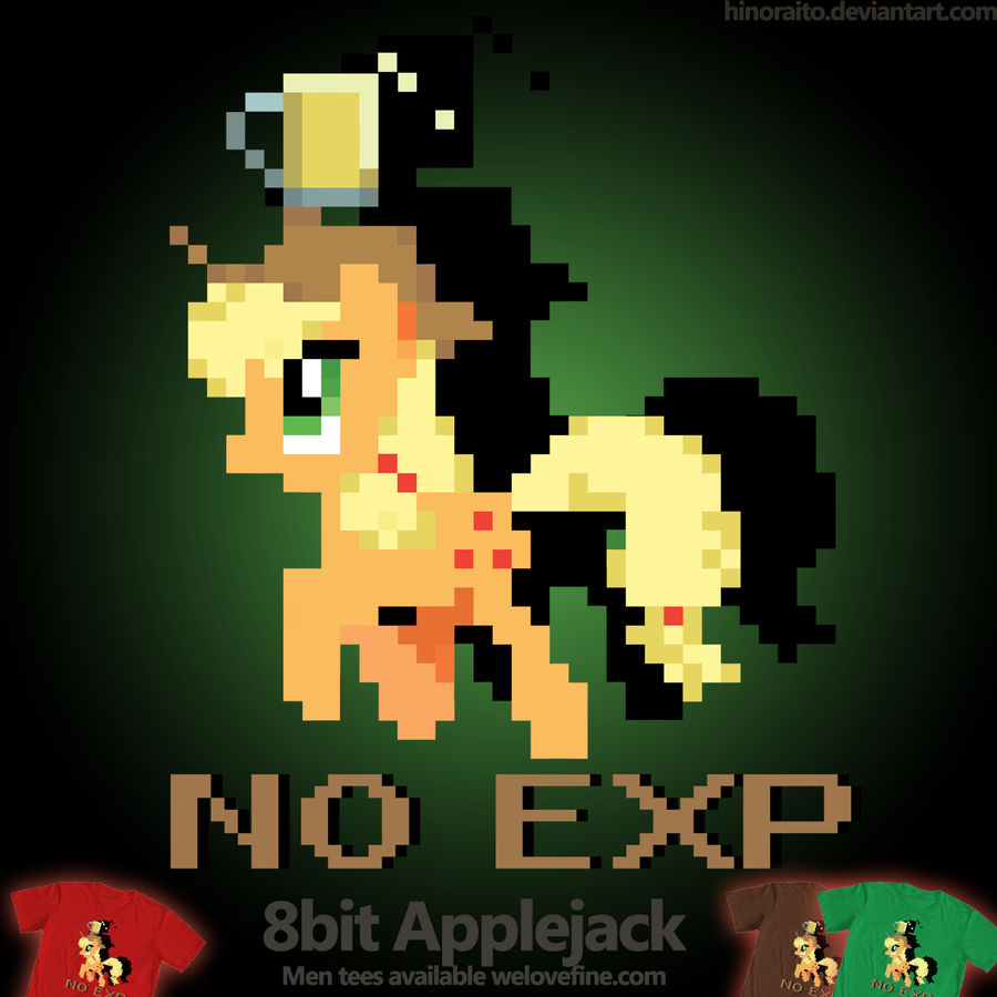 Welovefine: MLP FIM - 8bit Applejack