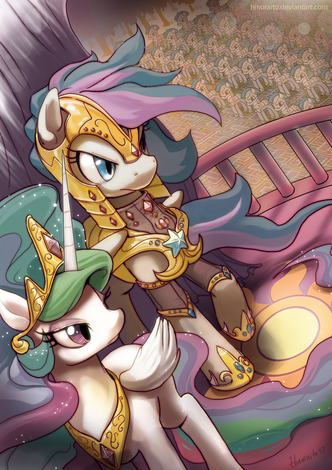 MLP FIM Commission - Blitzstar and Celestia