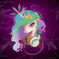 MLP FIM: Celestia Portrait - Welovefine Shirt