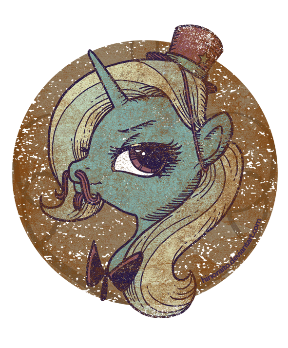 MLP FIM: Trixie Mustache shirt - Welovefine by hinoraito