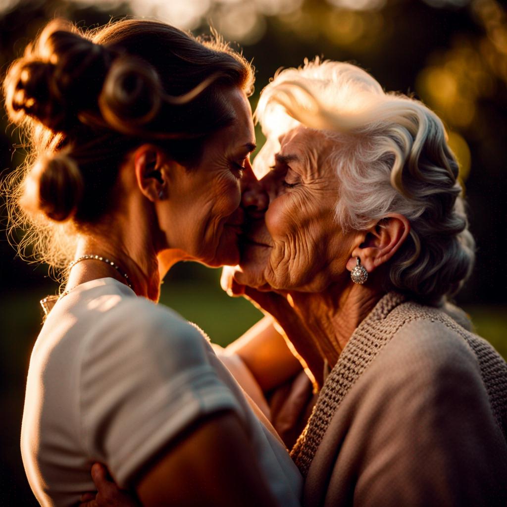 Old Woman Kissing And Holding A Young Woman By Blessedguy1900 On DeviantArt old-woman-kissing-and-holding-a-young-woman-by-blessedguy1900-on-deviantart
