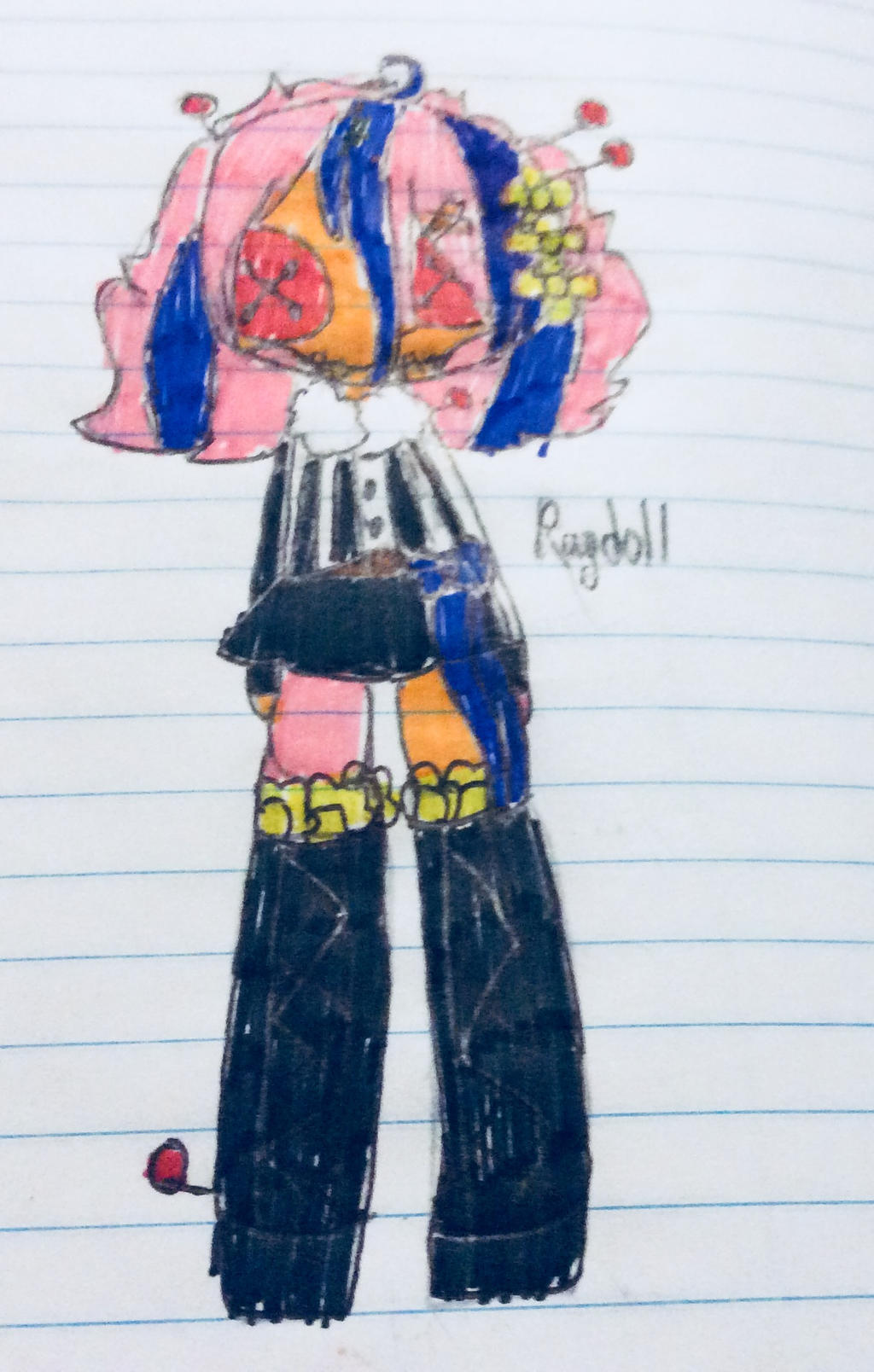 DC Black AU- Ragdoll by OceanSongbird on DeviantArt