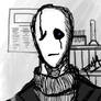 Smoking Gaster - A Scientist With A Cigarette
