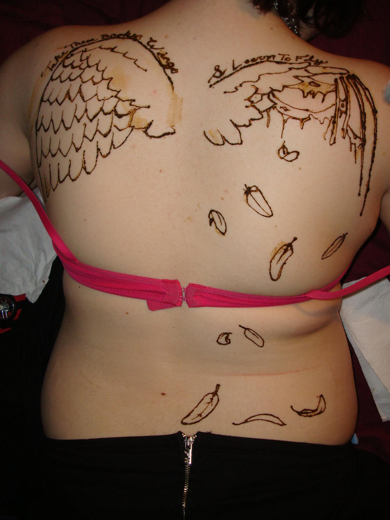 Henna Broken Wings