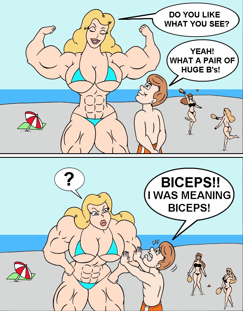 Beach Opinion (beach muscle theme)