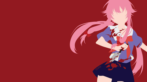 Yuno Gasai from Mirai Nikki | Minimalist