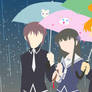 Yuuki, Kyo and Tohru from Fruits Basket