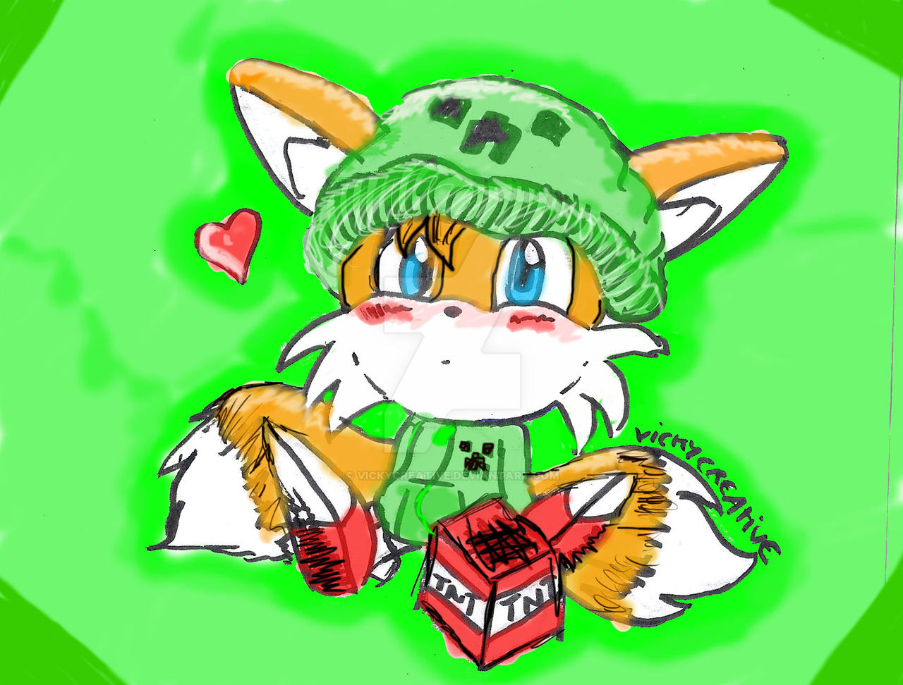 Tails Minecraft by vickycreative on DeviantArt