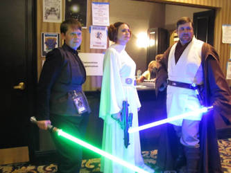 Luke, Leia and Obi-Wan