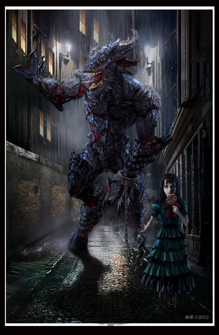 Little Monster And Her Pet by Lee99 on DeviantArt
