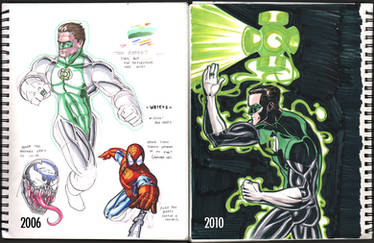 Then and Now - Green Lantern