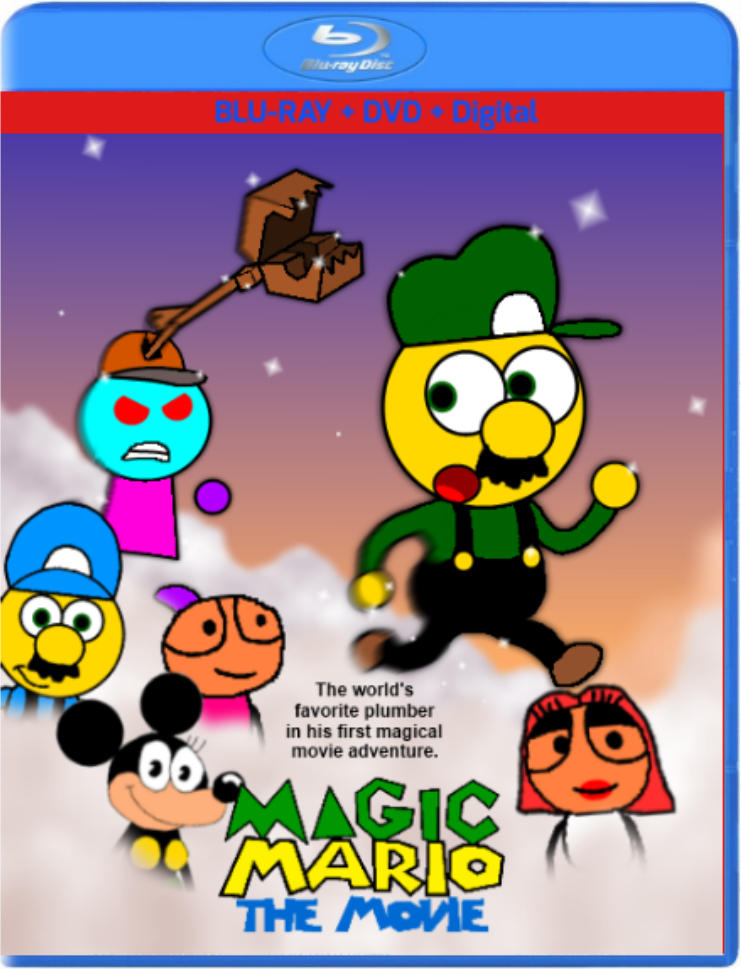 Magic Mario The Movie Blu-Ray Cover by Nicksquirrel2011 on DeviantArt