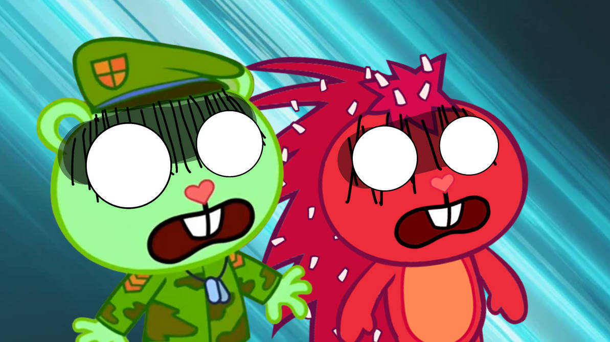 Flippy Scared Happy Tree Friends: Flippy and Flasky Shocked by KadynnHiltnerDupree on ...