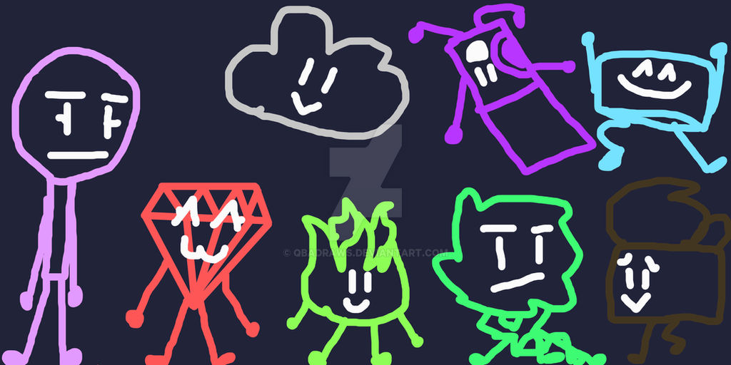 Bfb Ham {BFB} Favorite characters from each team. by QbaDraws on DeviantArt