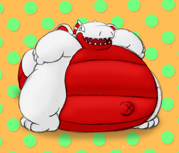Fat Red Ragon Cartoon Red by The-Fat-Red-Dragon on DeviantArt