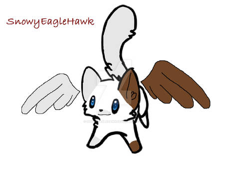 SnowyEagleHawk Chibi