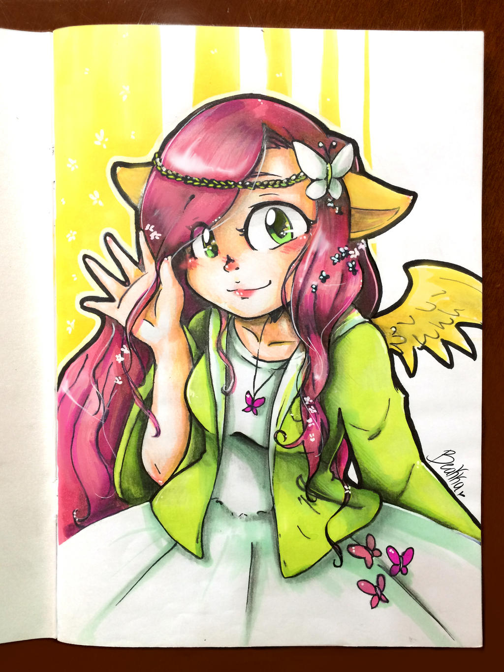 Flutterjack Human Fluttershy Human by Beakka on DeviantArt