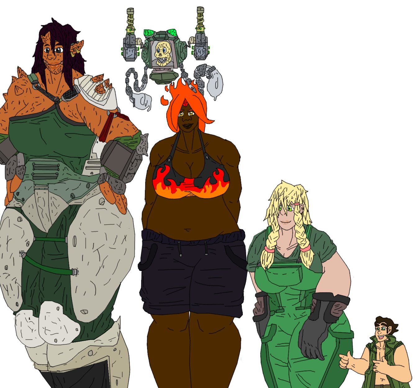 Sierra, FP, Morte, Susan and Bolin