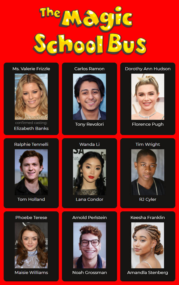 Live Action Magic ''Magic School Bus'' Live-Action Movie Fan Cast by ZM26 on DeviantArt