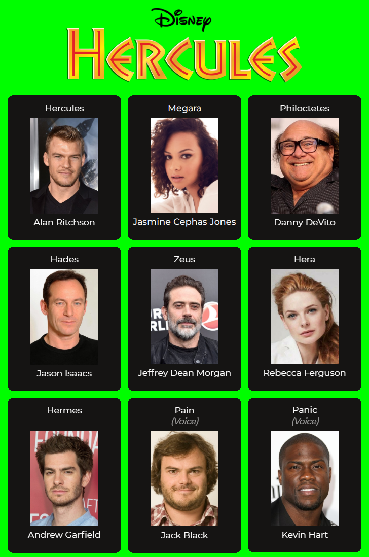 ''Hercules'' Live-Action Movie Fan Cast