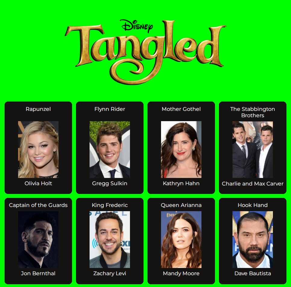 Disney's TANGLED Live-Action Casting 