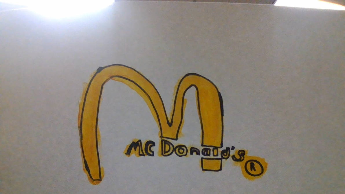 I Draw And Paint The McDonald's Logo! by CaptainGirl199989 on DeviantArt