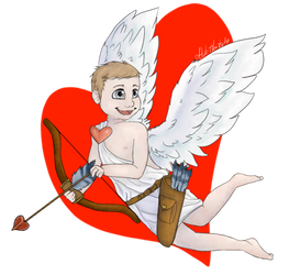 Tommy as Cupid