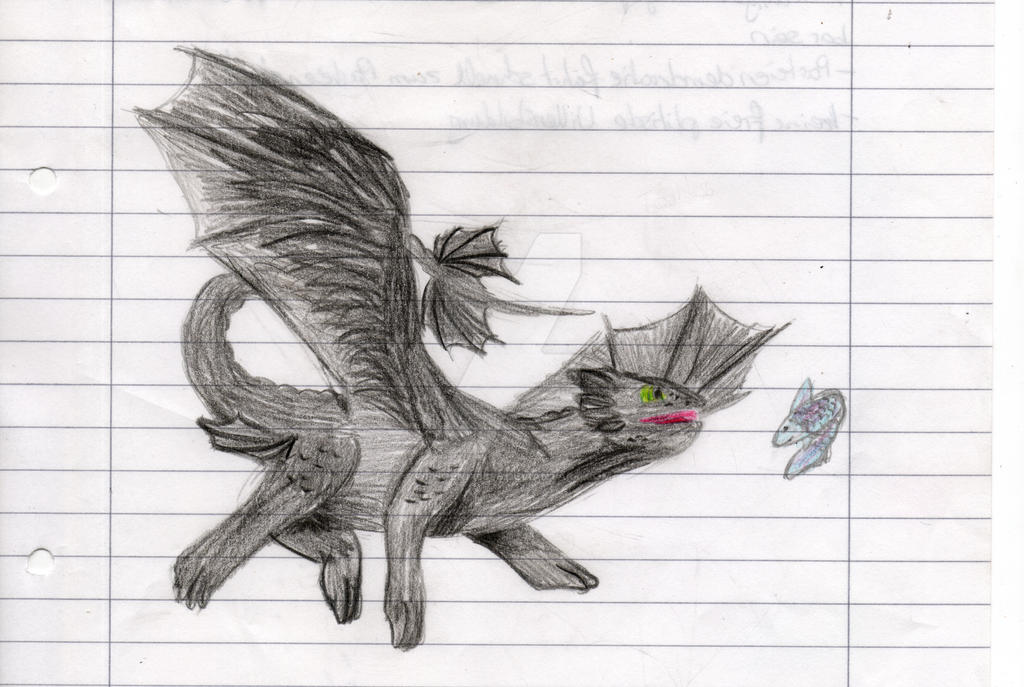 Toothless and Fish by phoenix1895 on DeviantArt