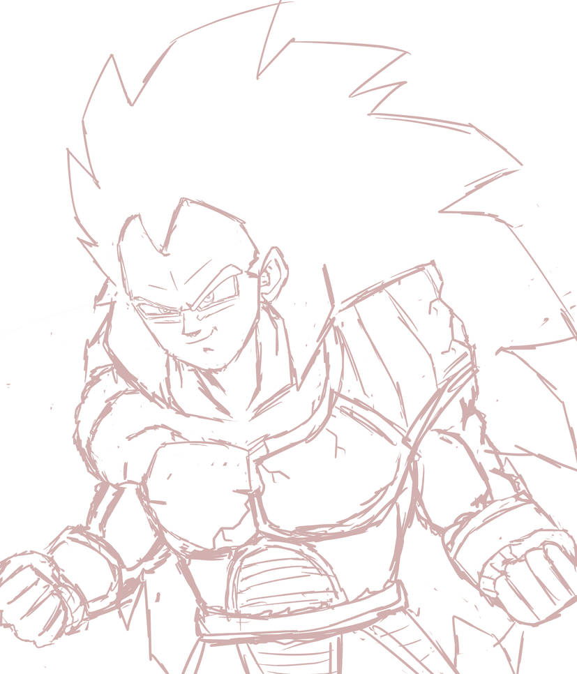 Raditz Sketch by agusjose537 on DeviantArt