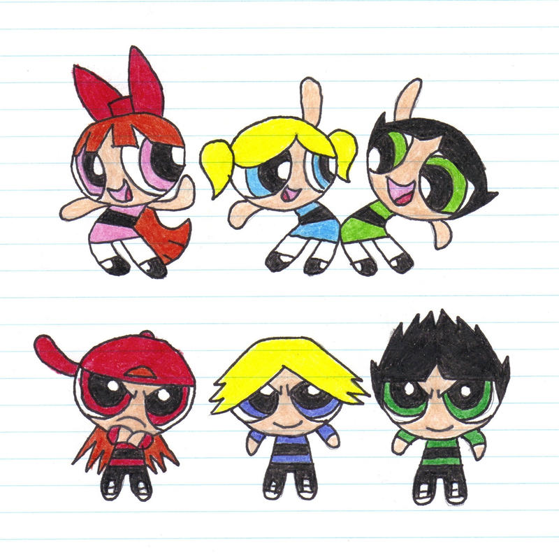 Ppg and Rrb by ColetteBrunel179 on DeviantArt