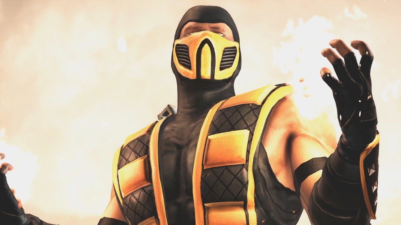 Mortal Kombat Shaolin Monks Scorpion Fatalities HD wallpaper