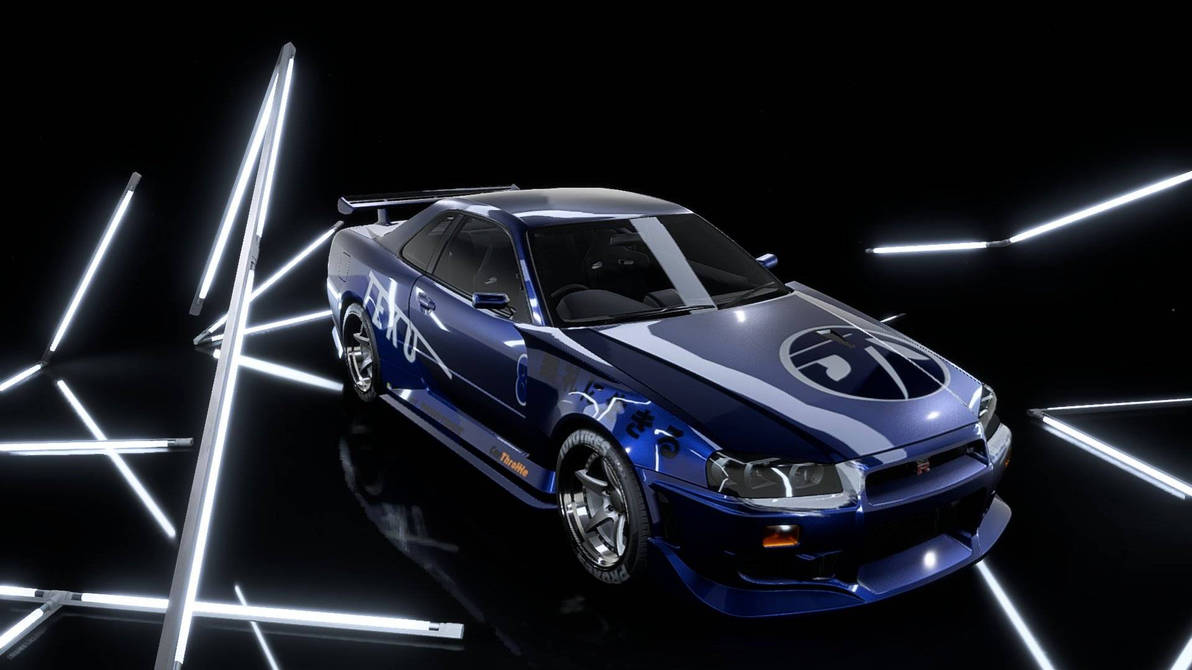 Danny's Nissan Skyline GT-R R34 with Teku decals by Bonnie135776 on ...