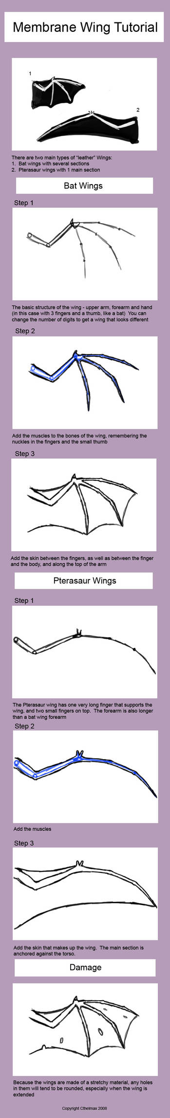 Membrane Wing Tutorial by cthelmax on DeviantArt