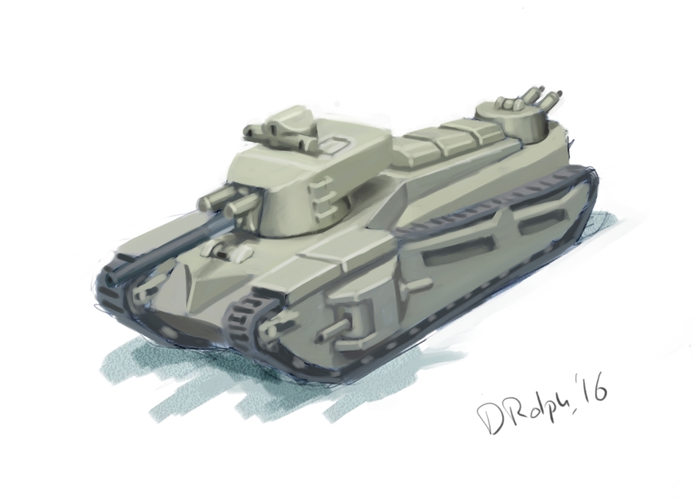 Landship tank doodle