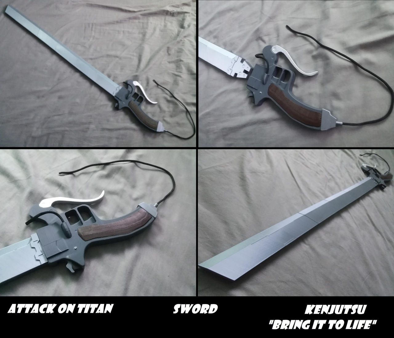 Attack on Titan Sword (3D Printed) by Minatek616 on DeviantArt