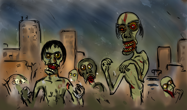Zombie doodle