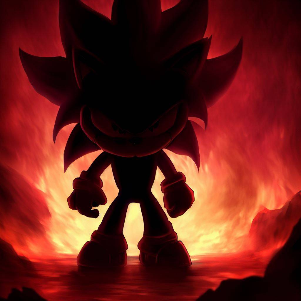 super dark sonic by cmara on DeviantArt