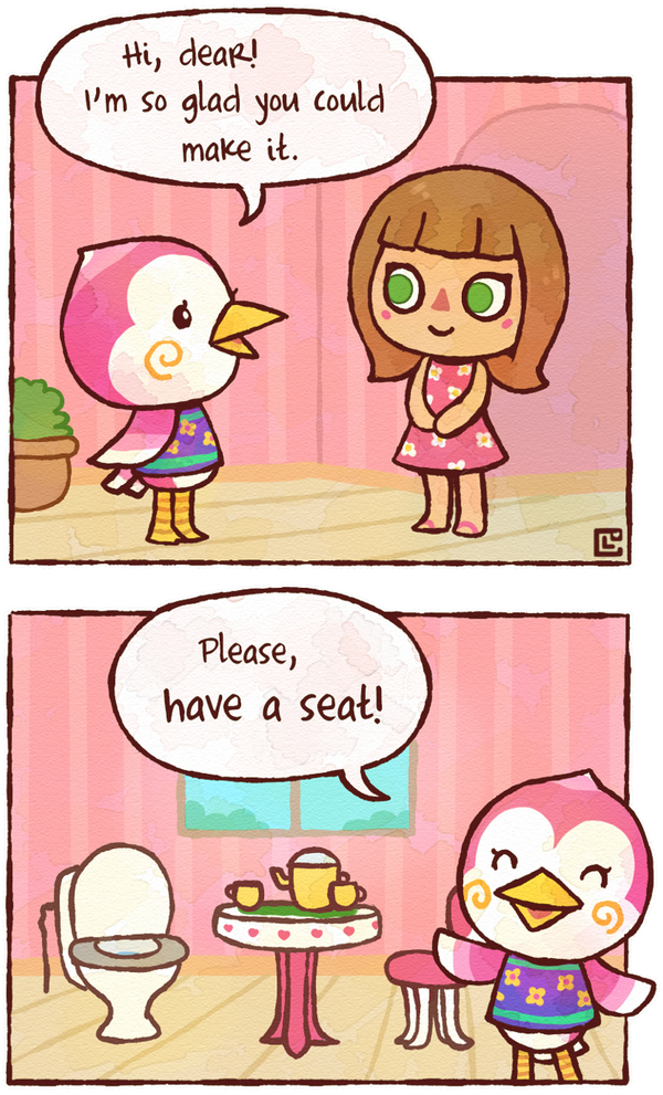 Animal Crossing: Chair... by Louivi