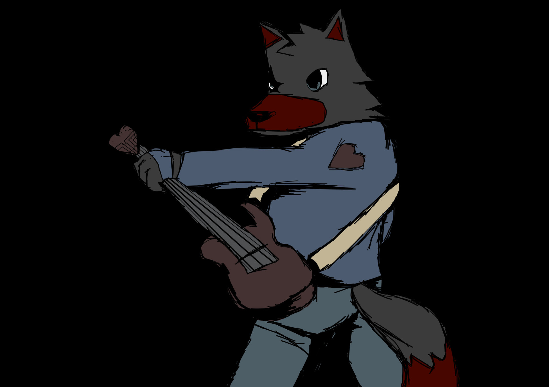 Rocking Wolf(old) by Aren-Johnson on DeviantArt