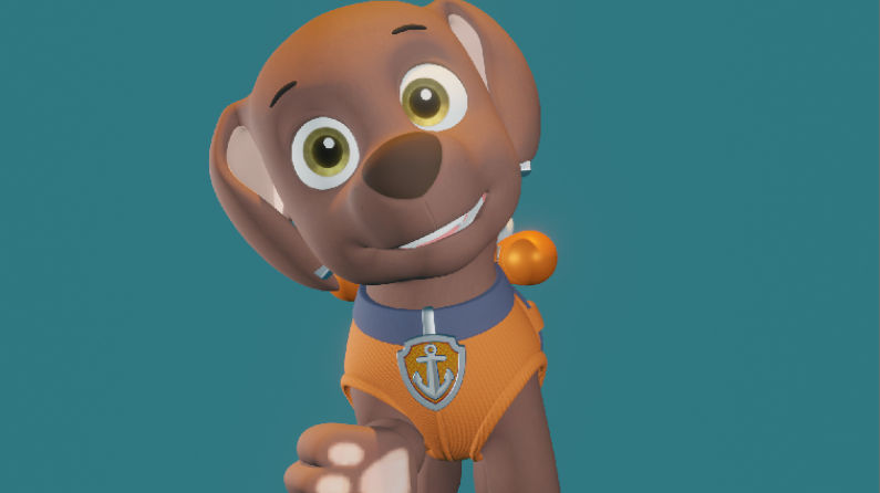 Zuma Animation Zuma - blender render! by PierceThecatto on DeviantArt