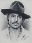 Johnny Depp portrait by Drawing-Portraits