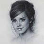 Emma Watson drawing portrait by DRY BRUSH