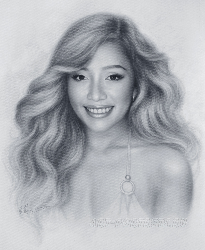 Michelle Phan Portrait Drawing